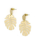 Monstera Studs
