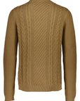 Cable Knit Style Cotton Sweater