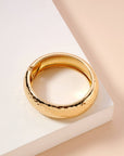 Hammered Gold Plated Cuff Bracelet