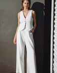 Wide Leg Knit Trouser