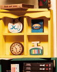 DIY Miniature House Book Nook Kit: Bookstore