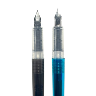 Splendid Duo Fountain Pens: Black & Blue Inks - Set of 2 Pen