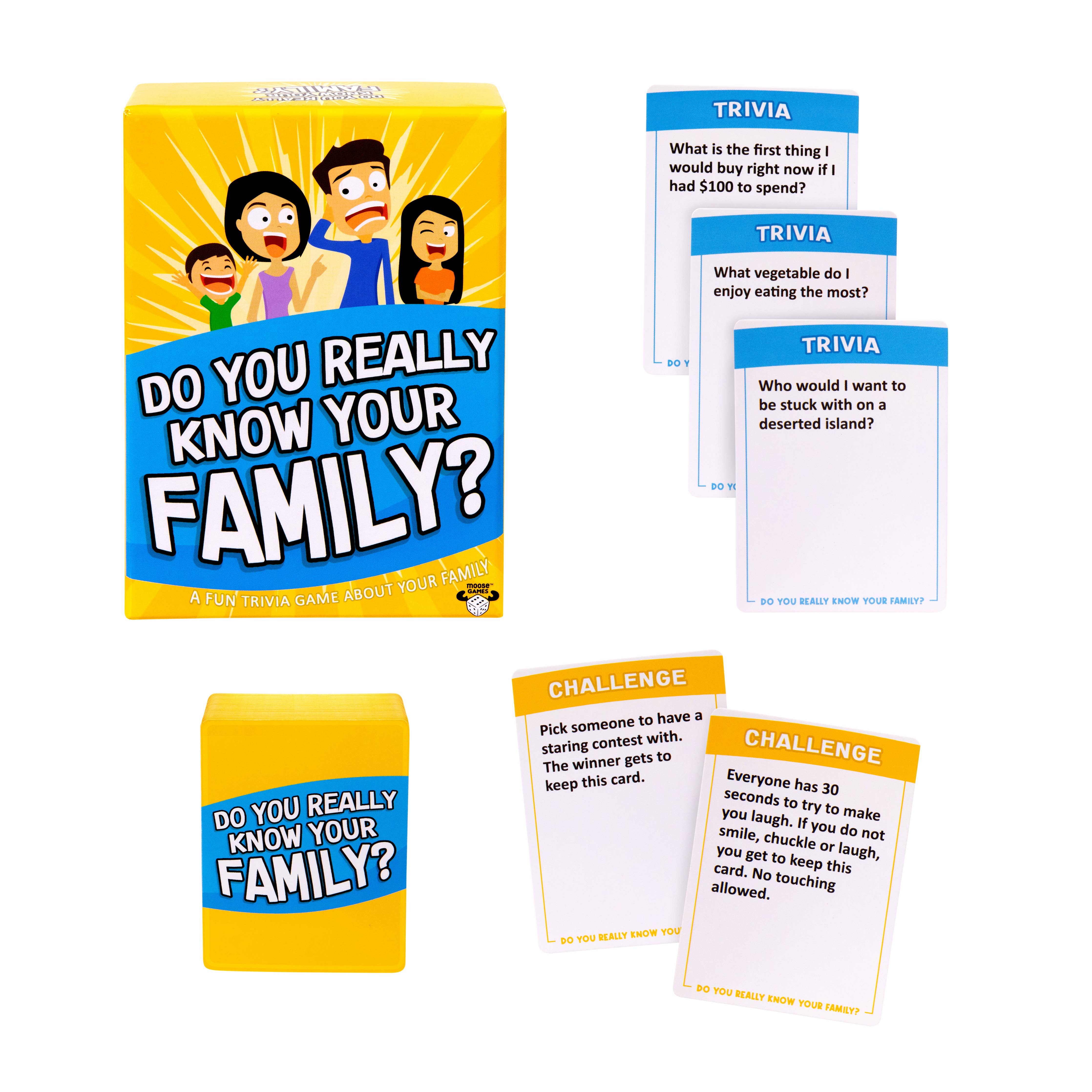 Moose Toys Do You Really Know Your Family Game