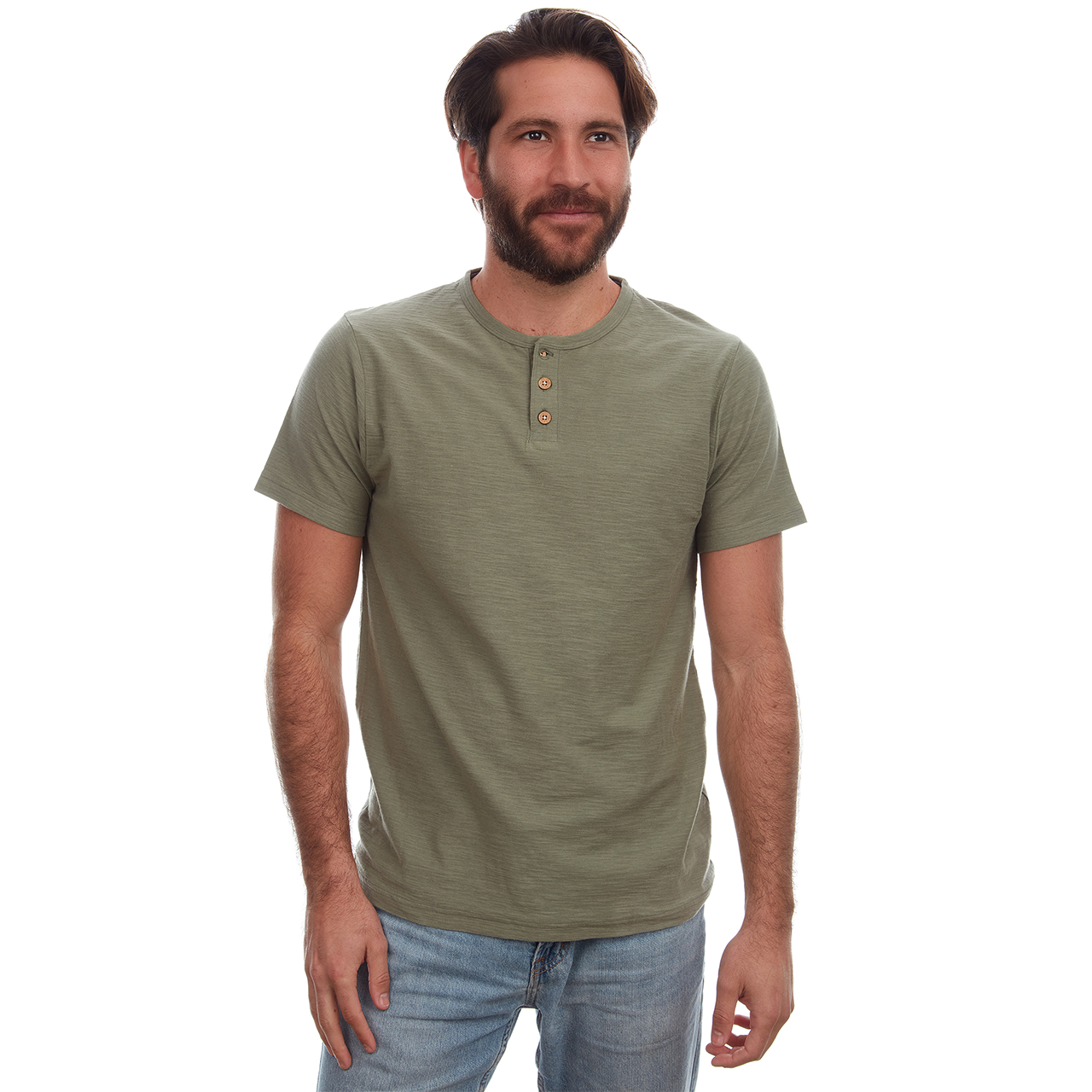 Noel Solid Slub Henley