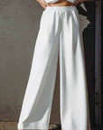 Wide Leg Knit Trouser