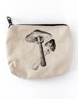 100% Cotton Canvas Zip Pouch