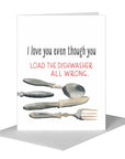 Silverware, Greeting Card (