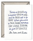 No Right Way to Grieve - Sympathy card