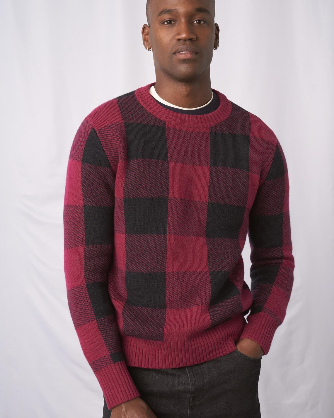 United By Blue - Responsible Wool Buffalo Plaid Sweater