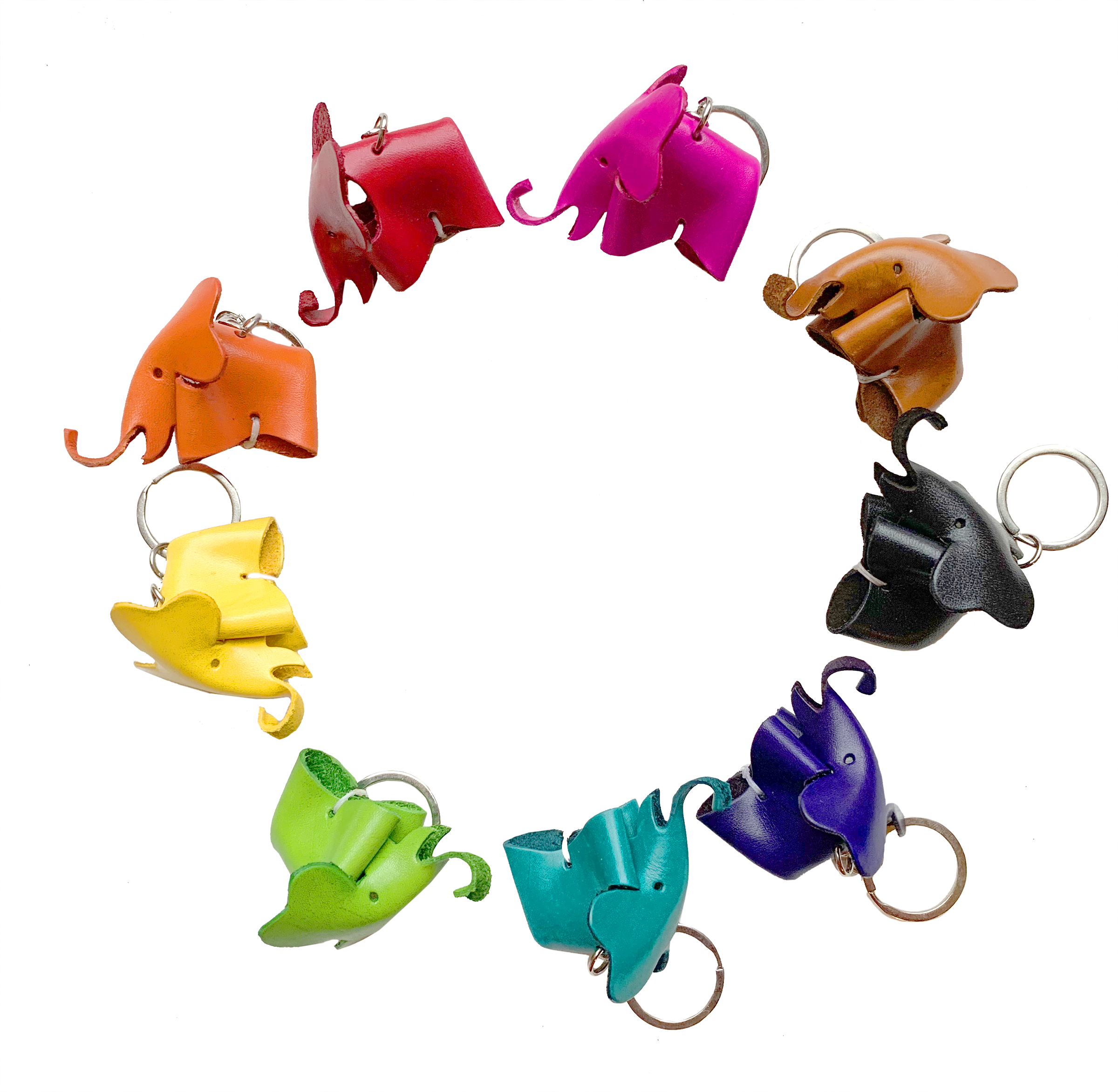 NORA LEATHER ELEPHANT KEY – Sadie's Shop