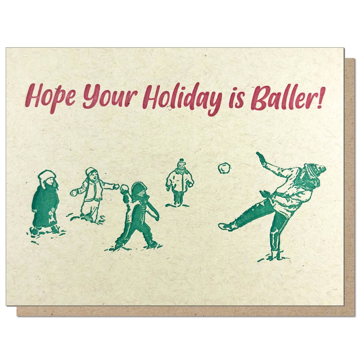 Holiday Baller Card