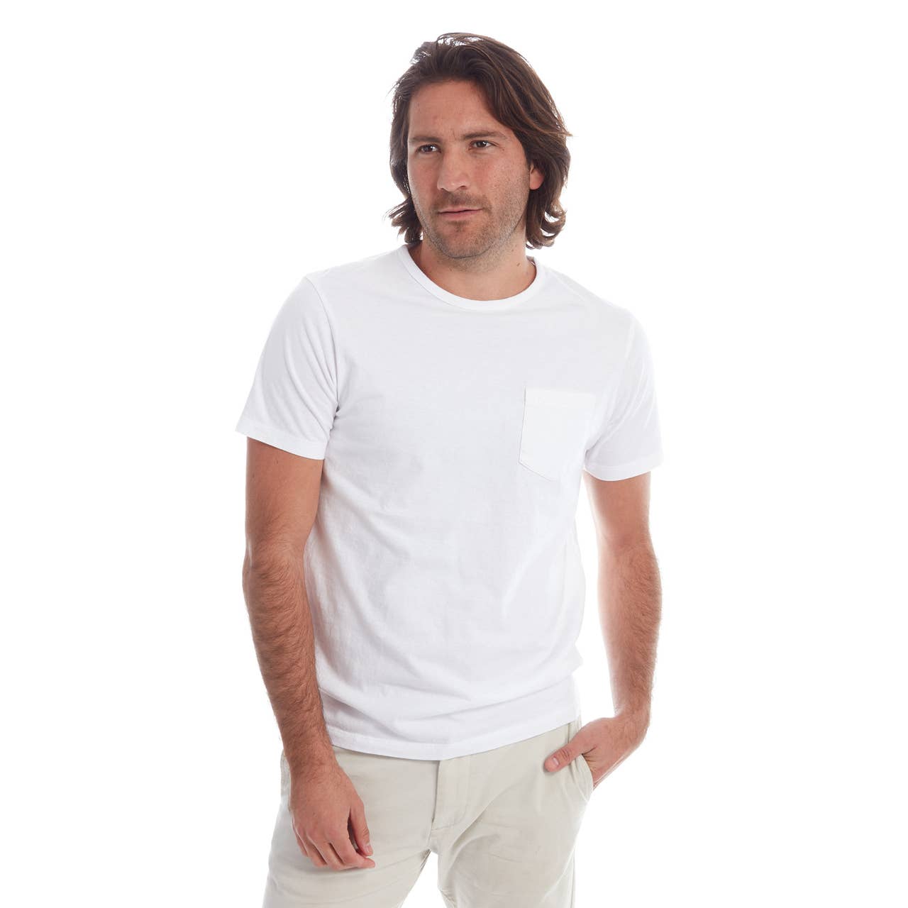 Gavin Short Sleeve Garment Dye Pocket Tee 3 Colors