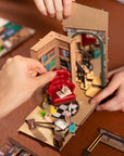 DIY Miniature House Book Nook Kit: Bookstore