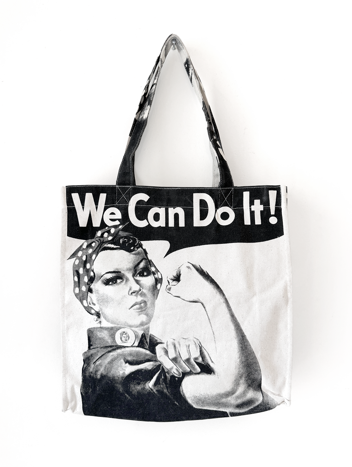 100% Cotton Canvas Square Gussy Bag