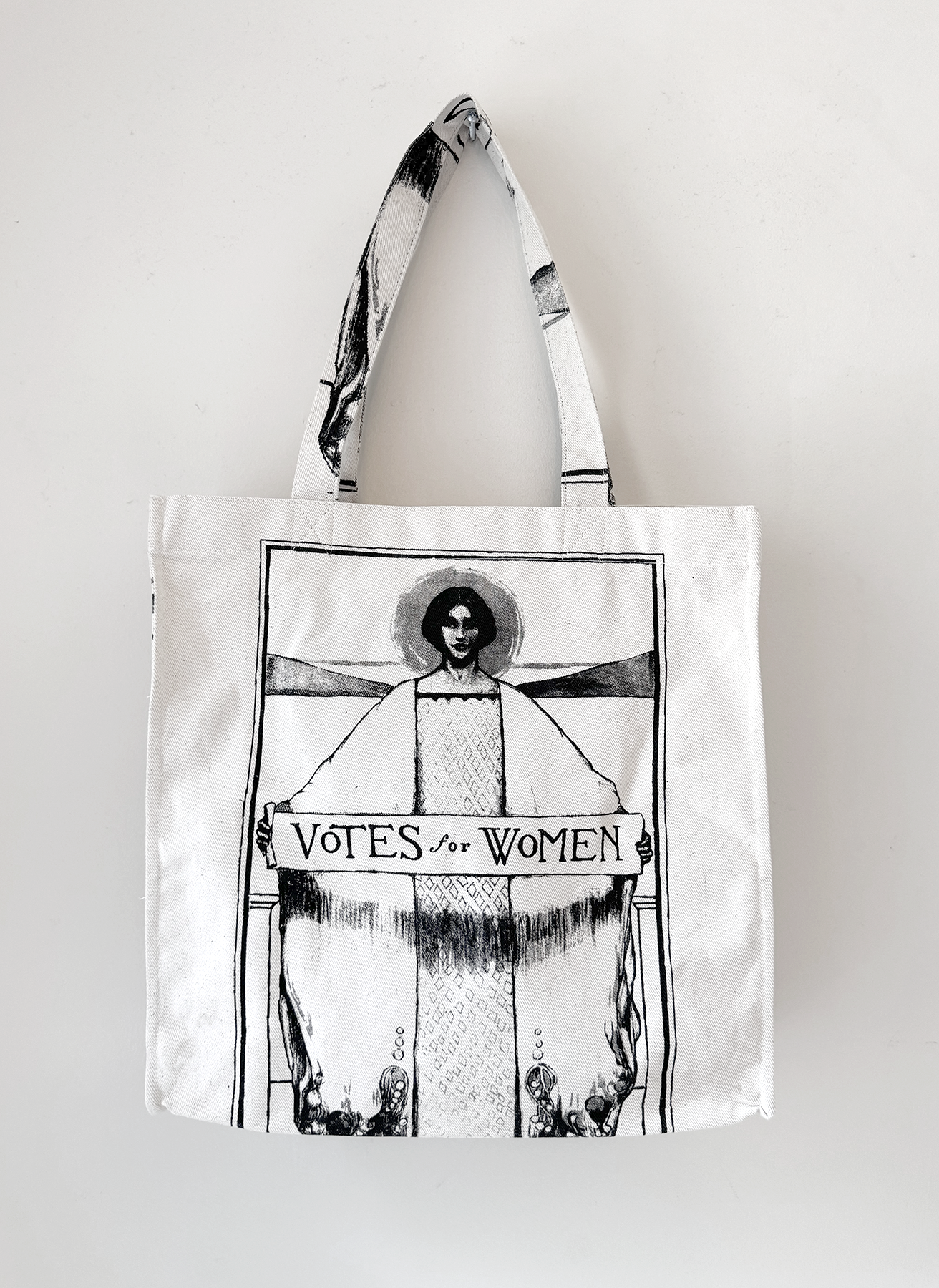 100% Cotton Canvas Square Gussy Bag