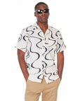 Men's Woven Printed Short Sleeve Shirt