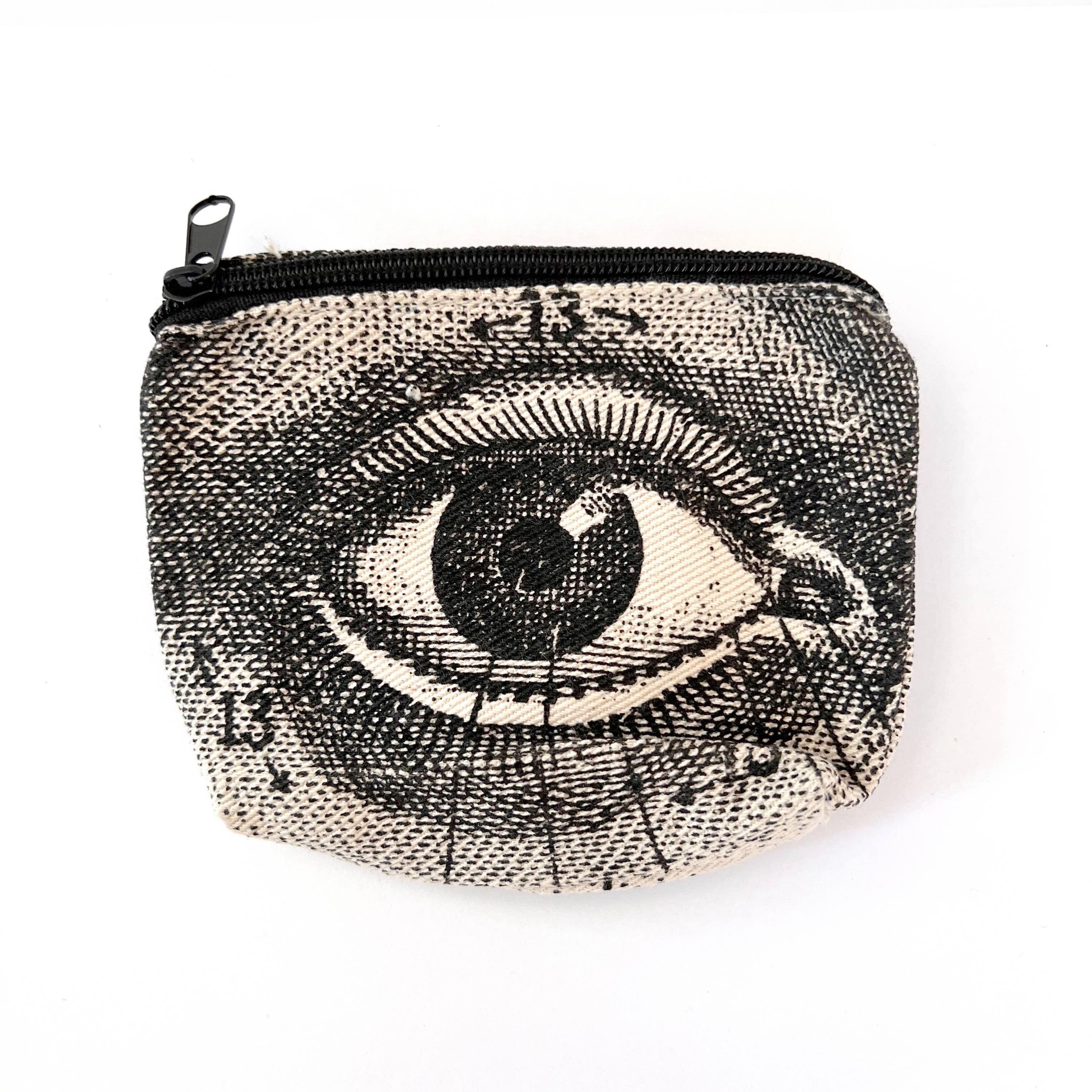 100% Cotton Canvas Zip Pouch