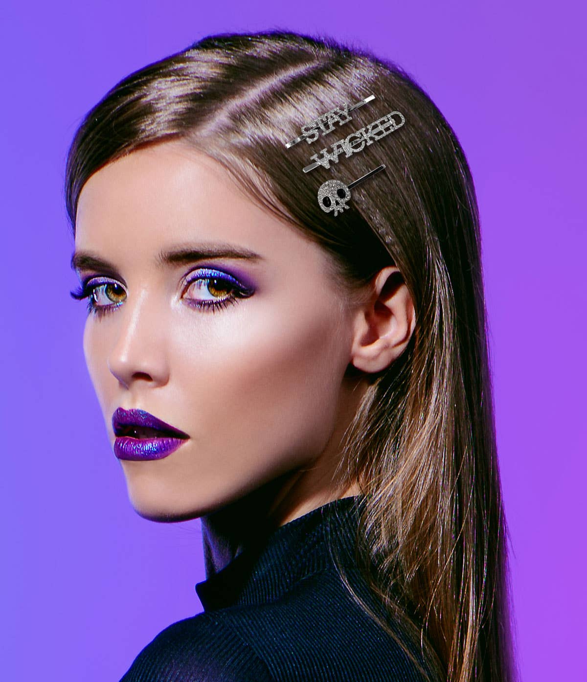 Halloween Bling Hair Clips