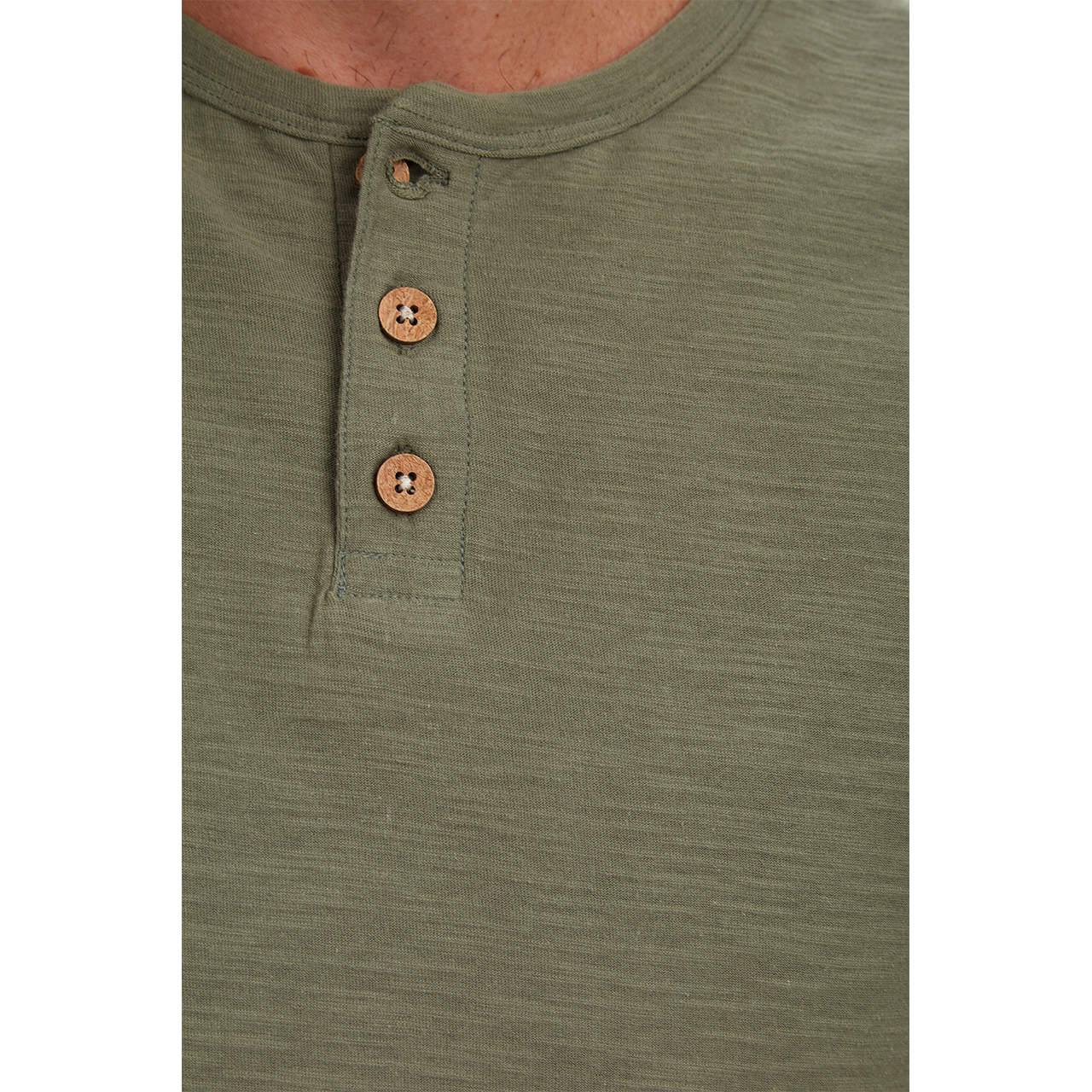 Noel Solid Slub Henley