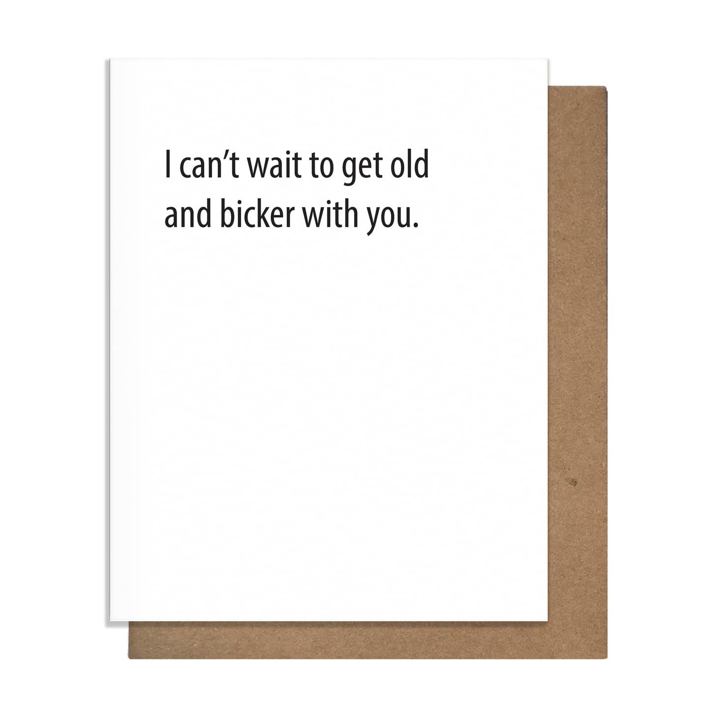 Bickering Love Card