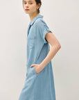 Denim Button Down Tencel Dress