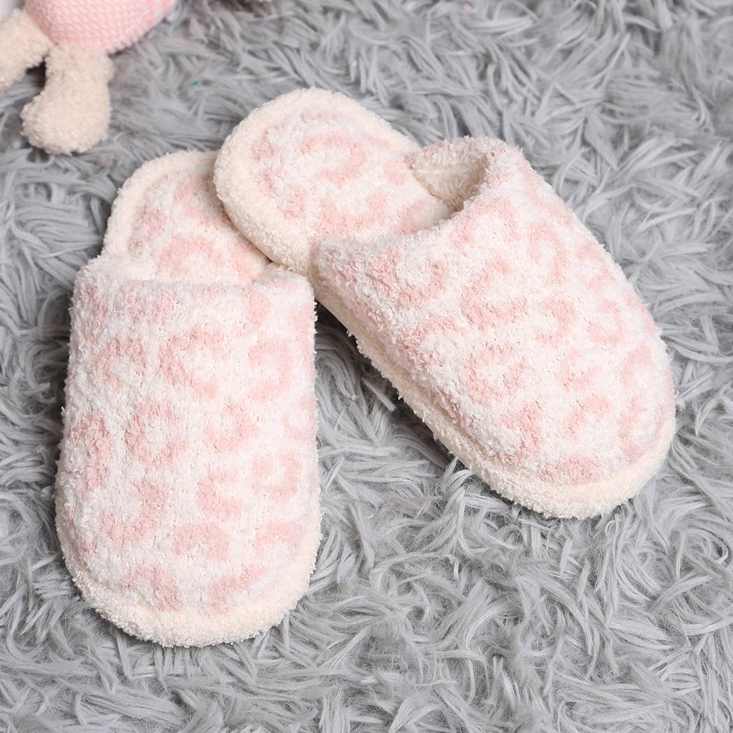 Kid's Leopard Luxury Soft Slipper