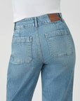 COLETTE-MDL High Rise Wide Leg Jeans 30" Inseam
