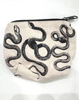 100% Cotton Canvas Zip Pouch