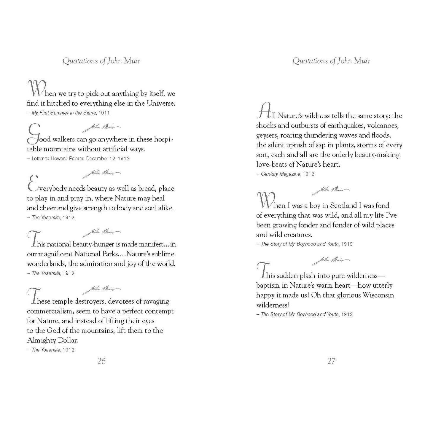 Quotations of John Muir