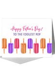 Ice Cream & Berry Pops, Greeting Card (