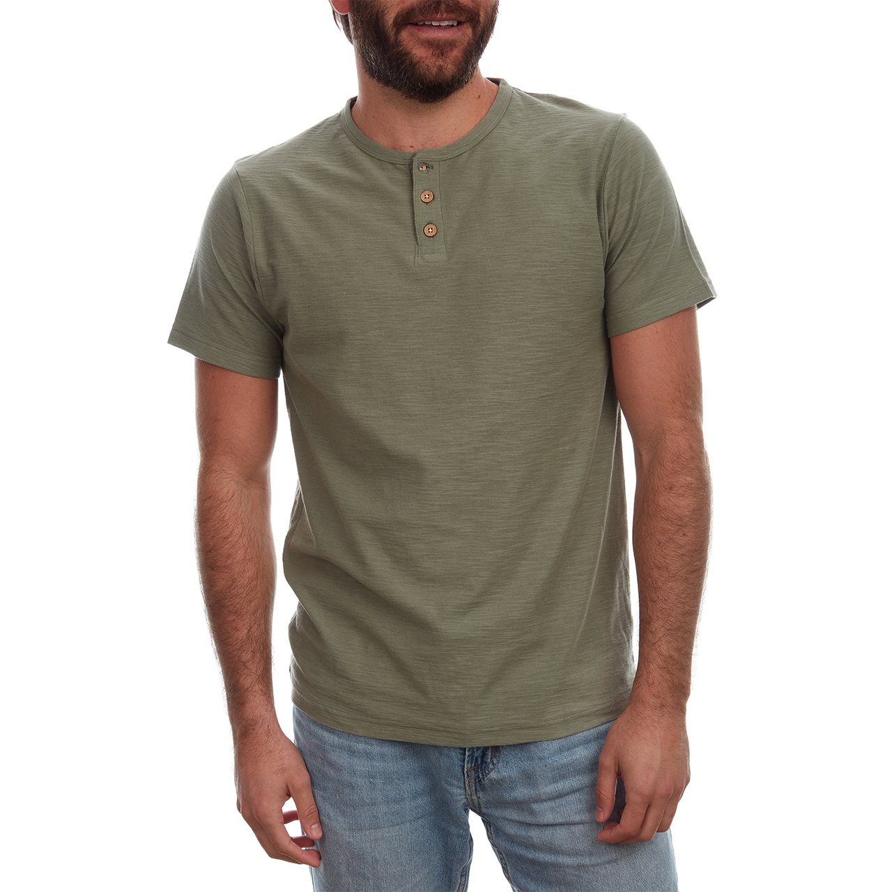 Noel Solid Slub Henley