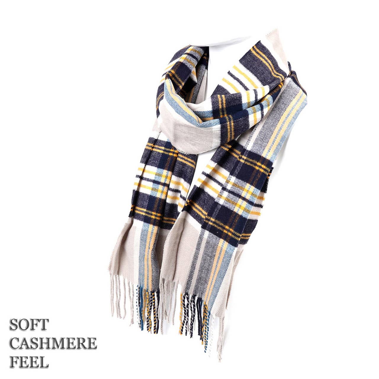 Unisex Acrylic Cashmere Feels Winter Scarves