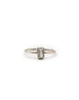 Prism Sterling Ring - Crystal: 9 - large
