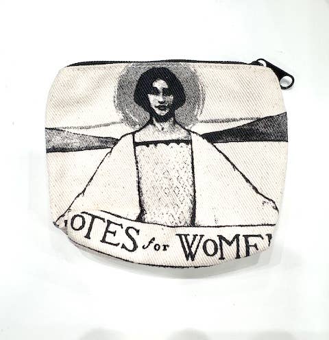 100% Cotton Canvas Zip Pouch