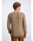 Cable Knit Style Cotton Sweater
