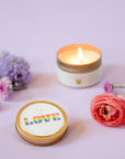 Love Pride Just Because 4 oz. Candle Tin