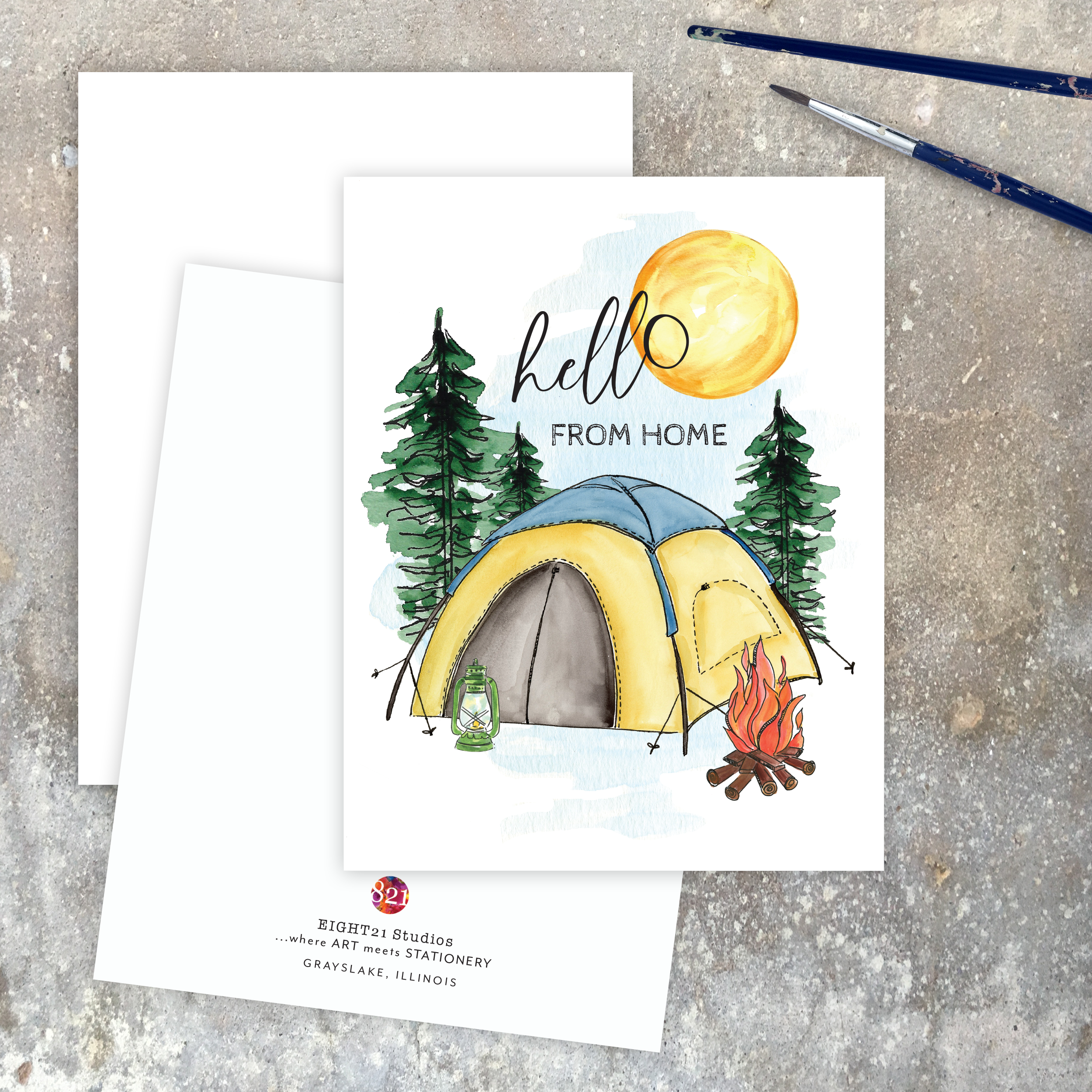 Summer Camp Life, Sleep Away Camp for Kids, Cards for Kids