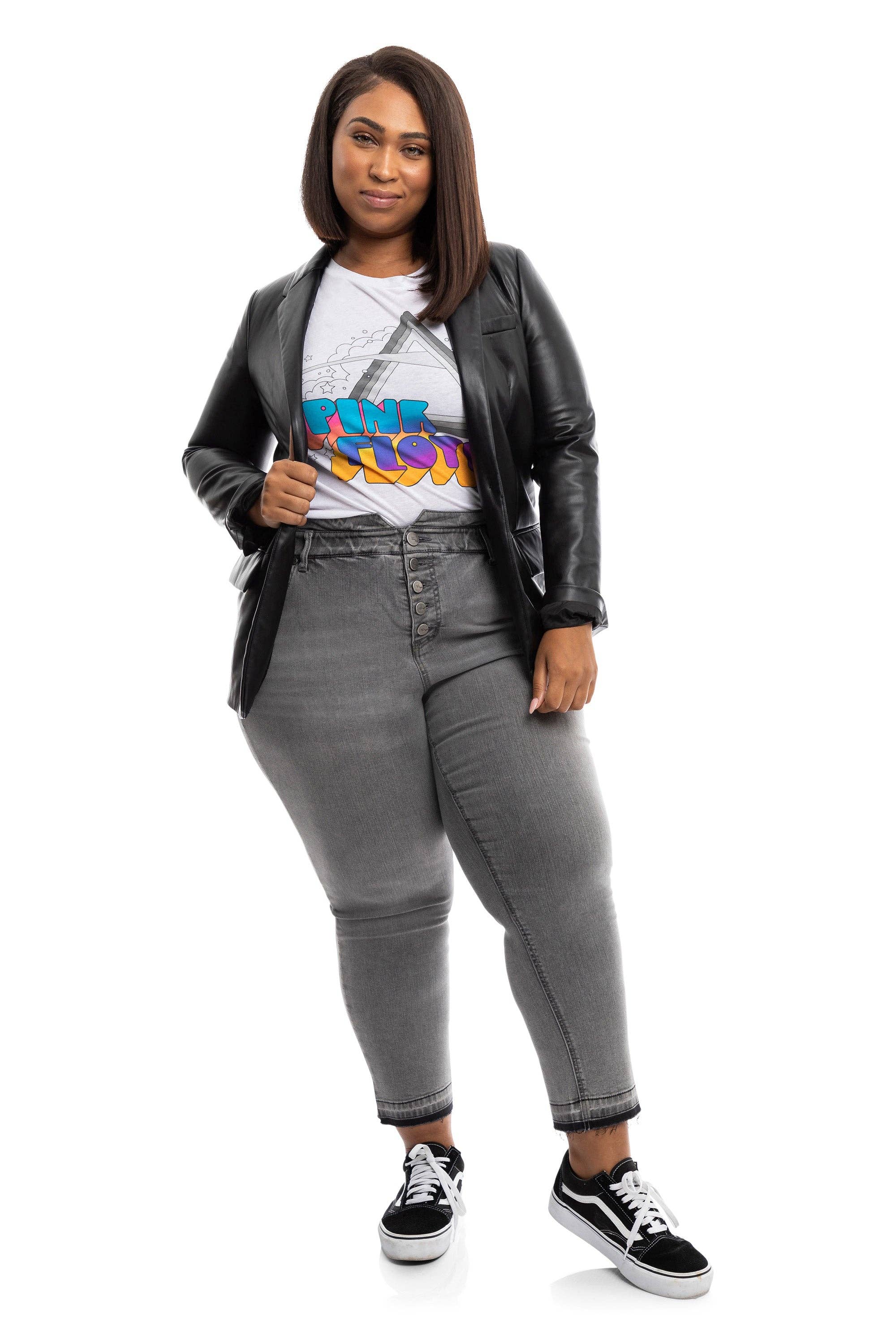 Plus Size 27" Relaxed Jean w/ Release Hem