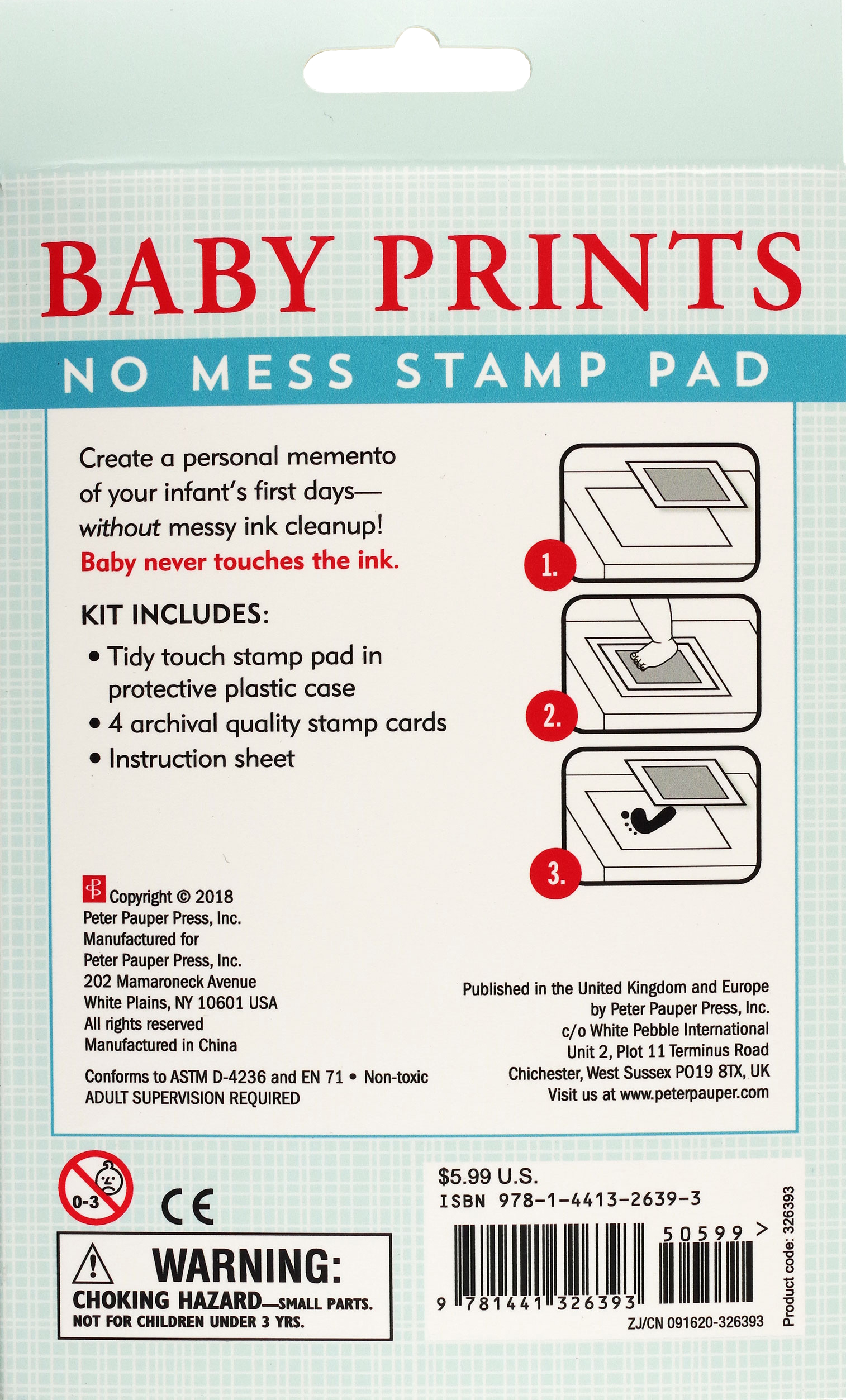 Baby Prints No Mess Stamp Pad