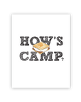 How's Camp, Letters from Home, Summer Camp Greeting Card