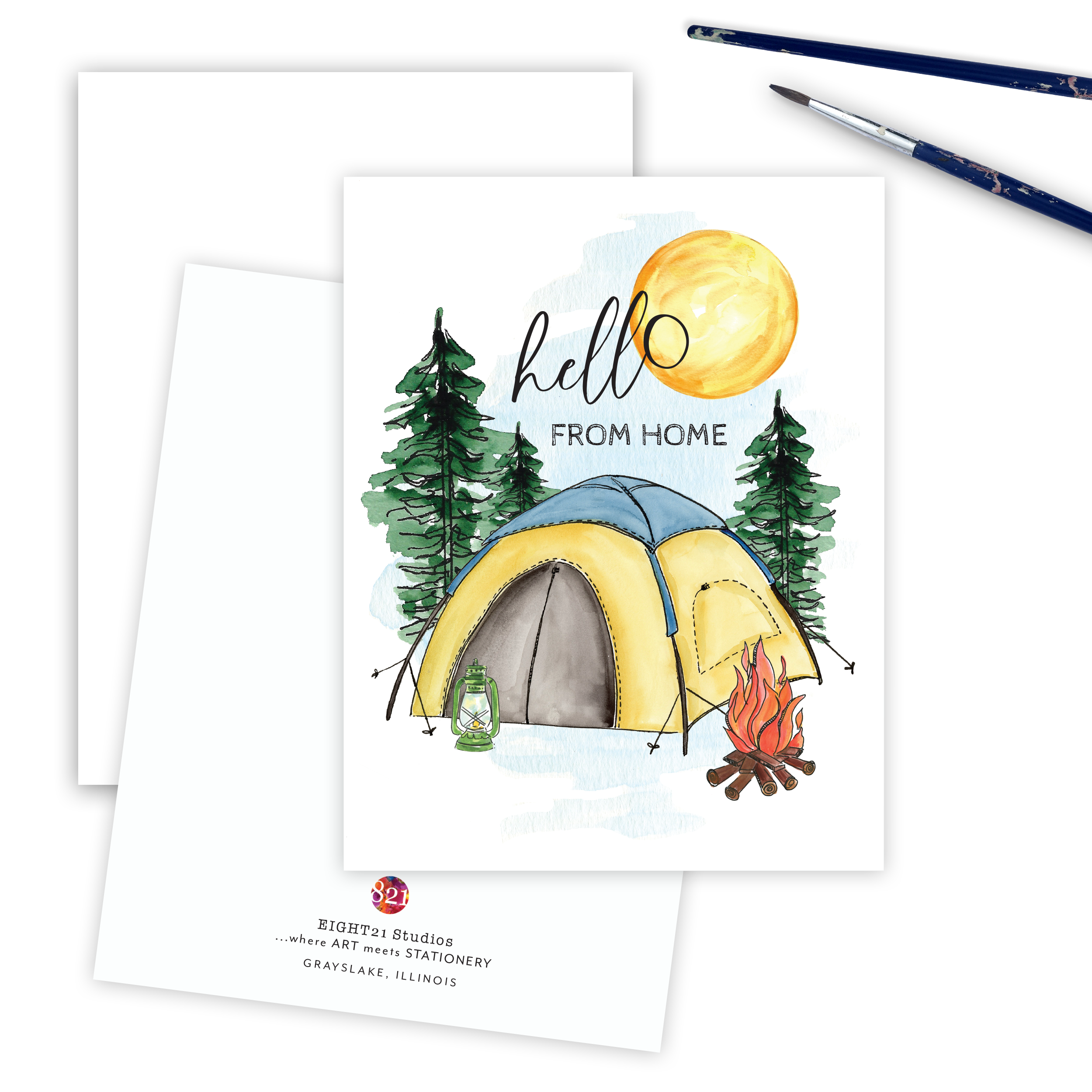 Summer Camp Life, Sleep Away Camp for Kids, Cards for Kids