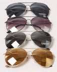 Tinted Aviator Sunglasses