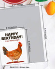 Happy Birthday! To one spring chicken, Card