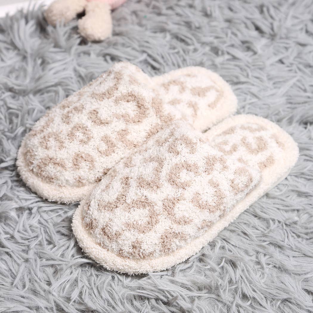 Kid's Leopard Luxury Soft Slipper