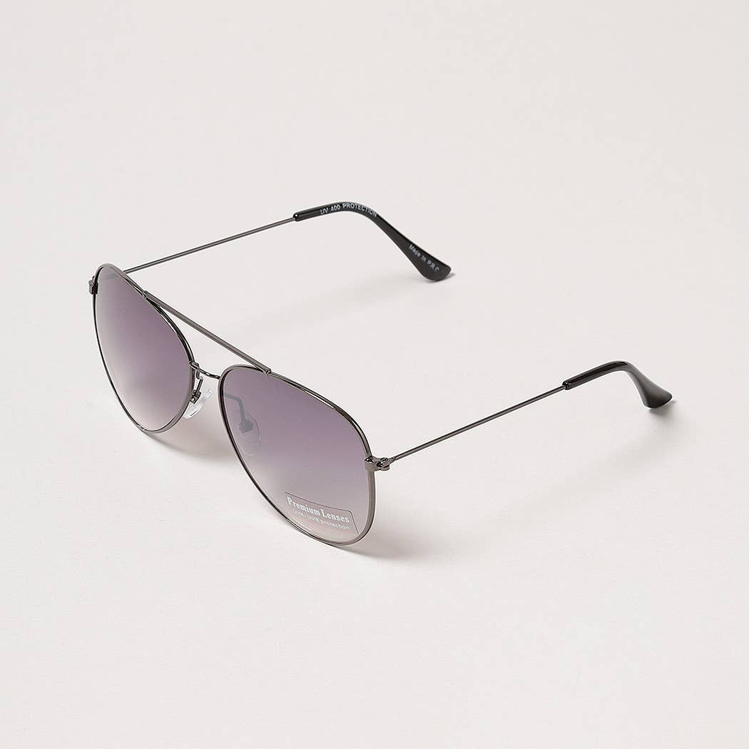 Tinted Aviator Sunglasses
