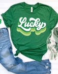 St Patricks Day - Lucky Retro T-Shirt