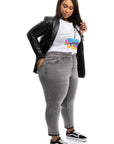 Plus Size 27" Relaxed Jean w/ Release Hem