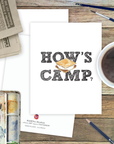 How's Camp, Letters from Home, Summer Camp Greeting Card