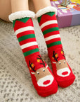 Assorted Christmas Sherpa Socks