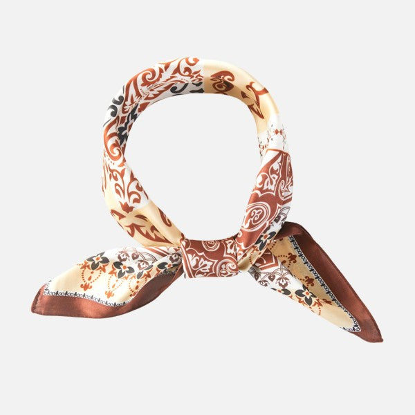 Paisley & Arabesque Oriental Bandana Scarf